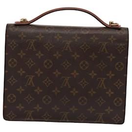 Louis Vuitton-LOUIS VUITTON Monogram Monceau 28 Hand Bag 2way M51185 LV Auth 86778-Monogram