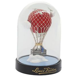 LOUIS VUITTON Snow Globe balloon VIP Only Clear Red LV Auth 86952 Red Other
