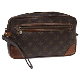 LOUIS VUITTON Monogram Marly Dragonne GM Clutch Bag M51825 LV Auth 86781 Monograma