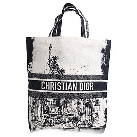 DIOR Borse T. Tessuto Blu navy