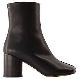 Maison Martin Margiela Botas de tornozelo - MM6 Maison Margiela - Couro - Preto Preto