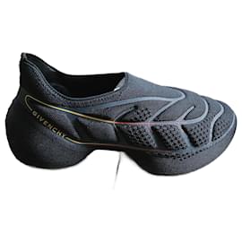 Givenchy-TK-360 Meshed Slip-On Sneakers-Black