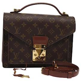 Louis Vuitton-LOUIS VUITTON Monogram Monceau 26 Shoulder Bag M51187 LV Auth 86786-Monogram