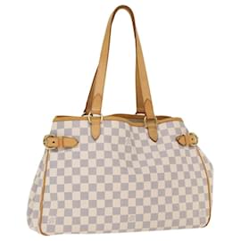 Louis Vuitton-LOUIS VUITTON Damier Azur Batignolles Horizontal Tote Bag N48172 LV Auth 87898-Other