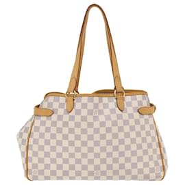 Louis Vuitton-LOUIS VUITTON Damier Azur Batignolles Horizontal Tote Bag N48172 LV Auth 87898-Other