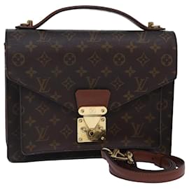 Louis Vuitton-LOUIS VUITTON Monogram Monceau 28 Hand Bag 2way M51185 LV Auth 87873-Monogram