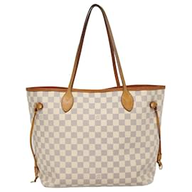Louis Vuitton-LOUIS VUITTON Damier Azur Neverfull MM Tote Bag N41605 LV Auth 87566-Other