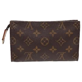 Louis Vuitton-LOUIS VUITTON Monogram Bucket PM Accessory Pouch LV Auth 85075-Monogram