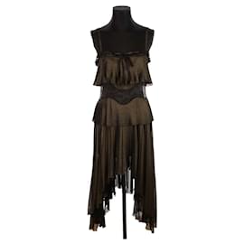 Elie Saab Robe doré Doré