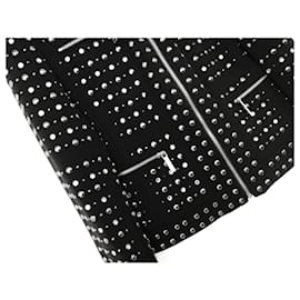 Michael Kors-Michael Kors Black Crystal Studded Jacket-Black