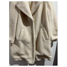 Ralph Lauren-RALPH LAUREN Coats T.International XL Faux fur-White