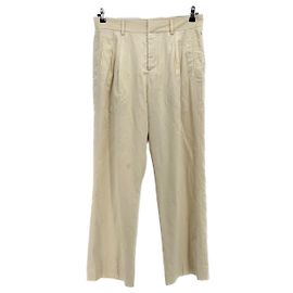 Autre Marque Venroy Hose T.FR 32 Leinen Beige