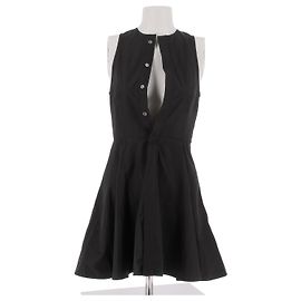 Ami vestidos T.FR 34 Algodón Negro