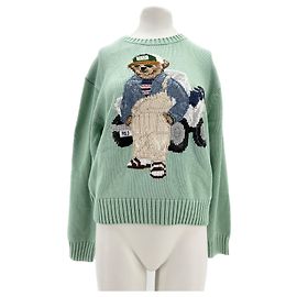 POLO RALPH LAUREN Tricot T. International S Coton Vert