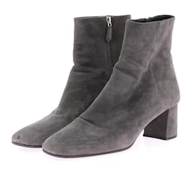 Prada-Prada boots T.EU 41 Suede-Grey