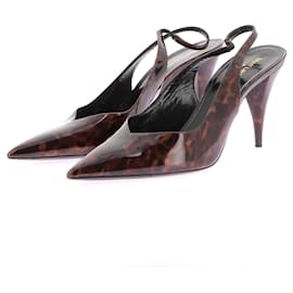 Saint Laurent-SAINT LAURENT  Heels T.EU 41 Patent leather-Brown