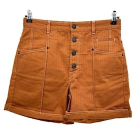 Isabel Marant-ISABEL MARANT Shorts T.FR 38 Cotton-Camel