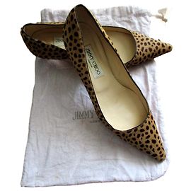 Jimmy Choo Escarpins façon léopard, pointure 36. Imprimé léopard