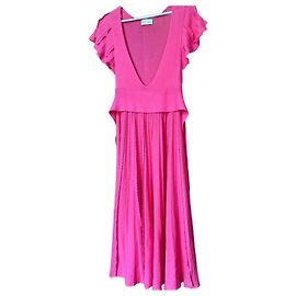 Vestido de algodón rosa Red Valentino Rosa