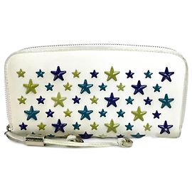 Jimmy Choo Round Long Wallet Multiple colors Eggshell