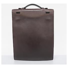 Hermès-Hermes Bag Sac A Depeche DPLG □G Stamped Veau Gulliver Ebenne Men's-Other