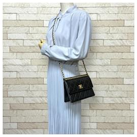 Chanel-Chanel Small Flap Bag in Black Caviar Leather-Black