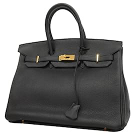 Hermès-Hermes Birkin 35 Handbag-Black