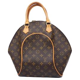 Louis Vuitton-Louis Vuitton Monogram Ellipse MM Handbag-Brown