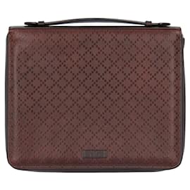 Gucci-Gucci Diamante Second Bag Leather 309675-Brown