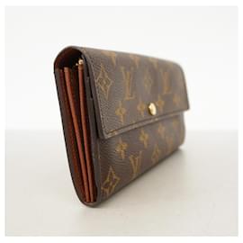 Louis Vuitton-Louis Vuitton Long Wallet Monogram Portefeuille Sarah-Brown