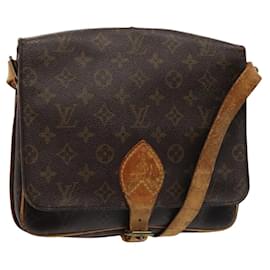Louis Vuitton-LOUIS VUITTON Monogram Cartouchiere GM Shoulder Bag M51252 LV Auth bs17000-Monogram