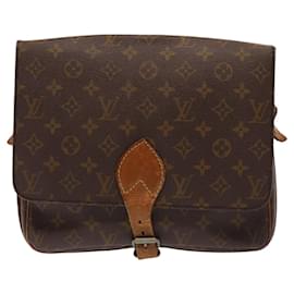 Louis Vuitton-LOUIS VUITTON Monogram Cartouchiere GM Shoulder Bag Vintage M51252 Auth yk14354-Monogram