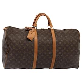 Louis Vuitton-LOUIS VUITTON Monogram Keepall 60 Boston Bag M41422 LV Auth bs16940-Monogram
