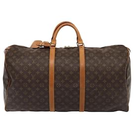 Louis Vuitton-LOUIS VUITTON Monogram Keepall 60 Boston Bag M41422 LV Auth bs16940-Monogram