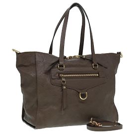 LOUIS VUITTON Borsa Lumineuse PM Monogram Empreinte Marrone Coda M94170 Auth kk299 Marrone Altro