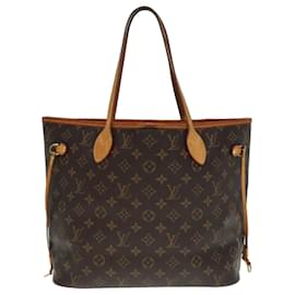 Louis Vuitton-LOUIS VUITTON Monogram Neverfull MM Tote Bag M40156 LV Auth 87836-Monogram