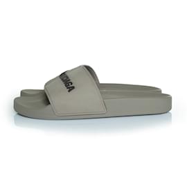 Balenciaga-Balenciaga, Pool slide bi.rub.lo in grey-Grey