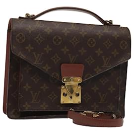 Louis Vuitton-LOUIS VUITTON Monogram Monceau 28 Hand Bag 2way M51185 LV Auth 88010-Monogram