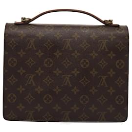 Louis Vuitton-LOUIS VUITTON Monogram Monceau 28 Hand Bag 2way M51185 LV Auth 88010-Monogram