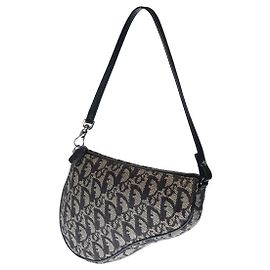 Sac DIOR Saddle en Toile Noir - 142201501 Noir