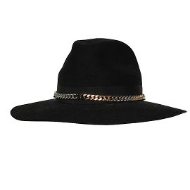Zadig & Voltaire, Amelia chain hat in black Black