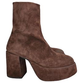 Marsèll Marsell Tacplat Platform Boots Brown Brown