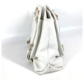 Fendi-Fendi Horse Selleria Tote Bag-White