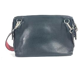 Fendi-Sac Selleria 7V07 en cuir Fendi-Noir,Rouge