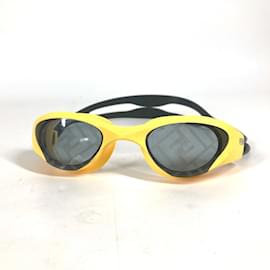 Autre Marque-FENDI Arena Collaboration Swim Goggles-Black,Yellow