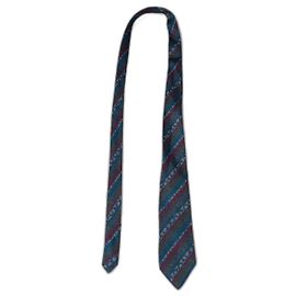 Cravatta vintage Missoni Blu Multicolore