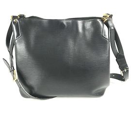Borsa Tote Louis Vuitton Epi Mandala MM Nero