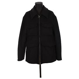 Acne Casaco de lã Preto
