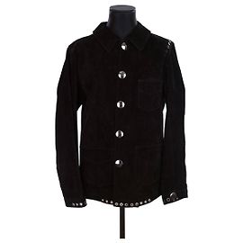 Acne Leather coat Black