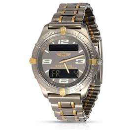 Breitling-Breitling Aerospace F75362 Men's Watch in  Titanium/Yellow Gold-Other